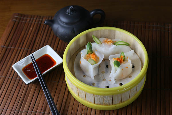 Steam Scallop & Shrimp Dumpings